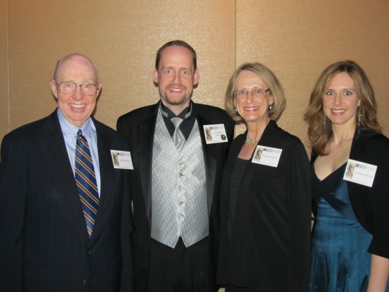 David R. Stone, Eric James Stone, Rosalie E. Stone, Carolyn Stone at the 2011 Nebula Awards