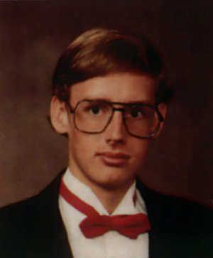 My high-school senior yearbook picture