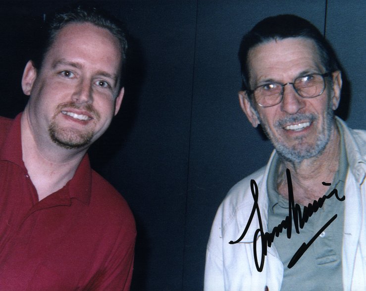 Me and Leonard Nimoy